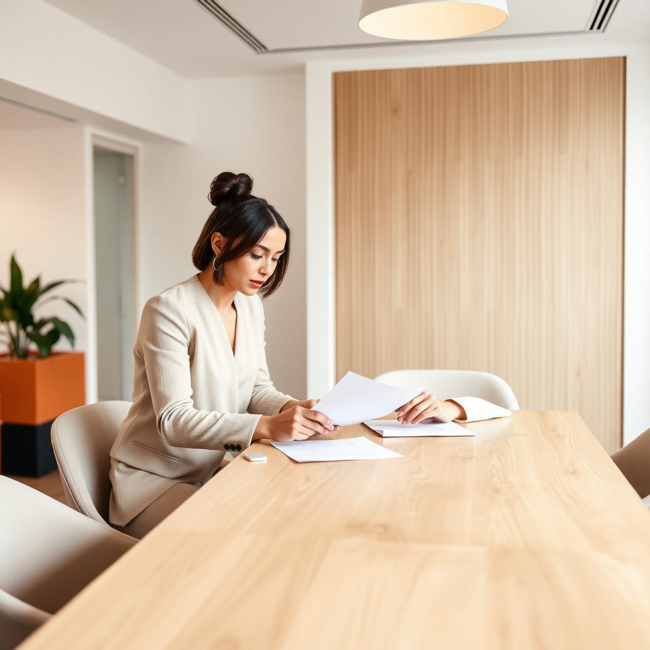 UK procurement professional reviewing supplier documentation